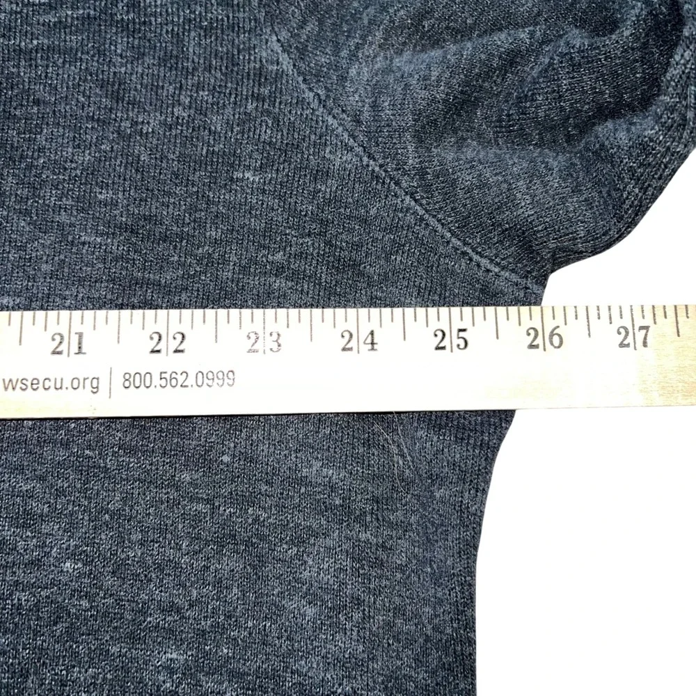 Polo Ralph Lauren Estate-Rib Mockneck 1/4 Zip Pullover Dark Heather Gray Size XL